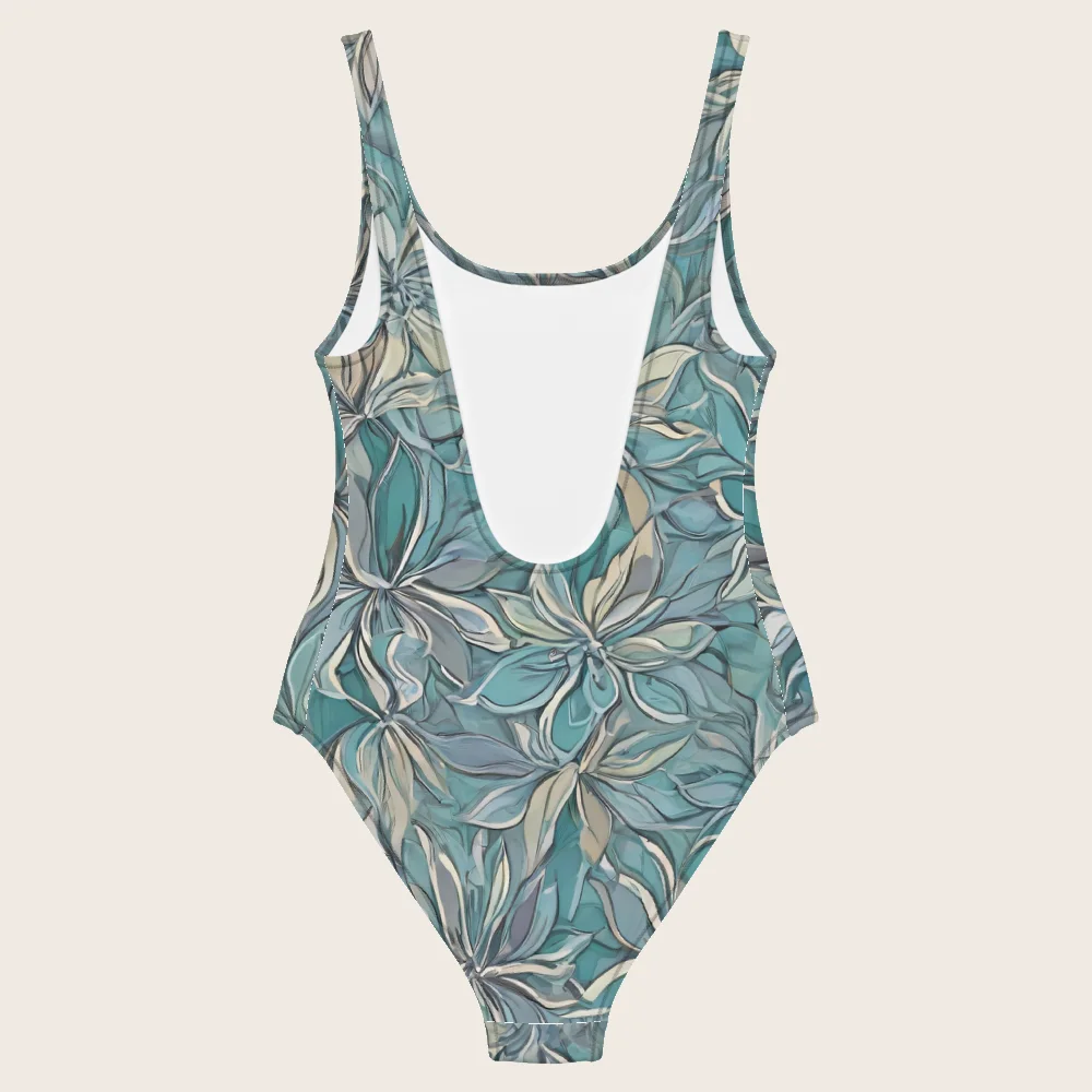 One-Piece Swimsuit on model