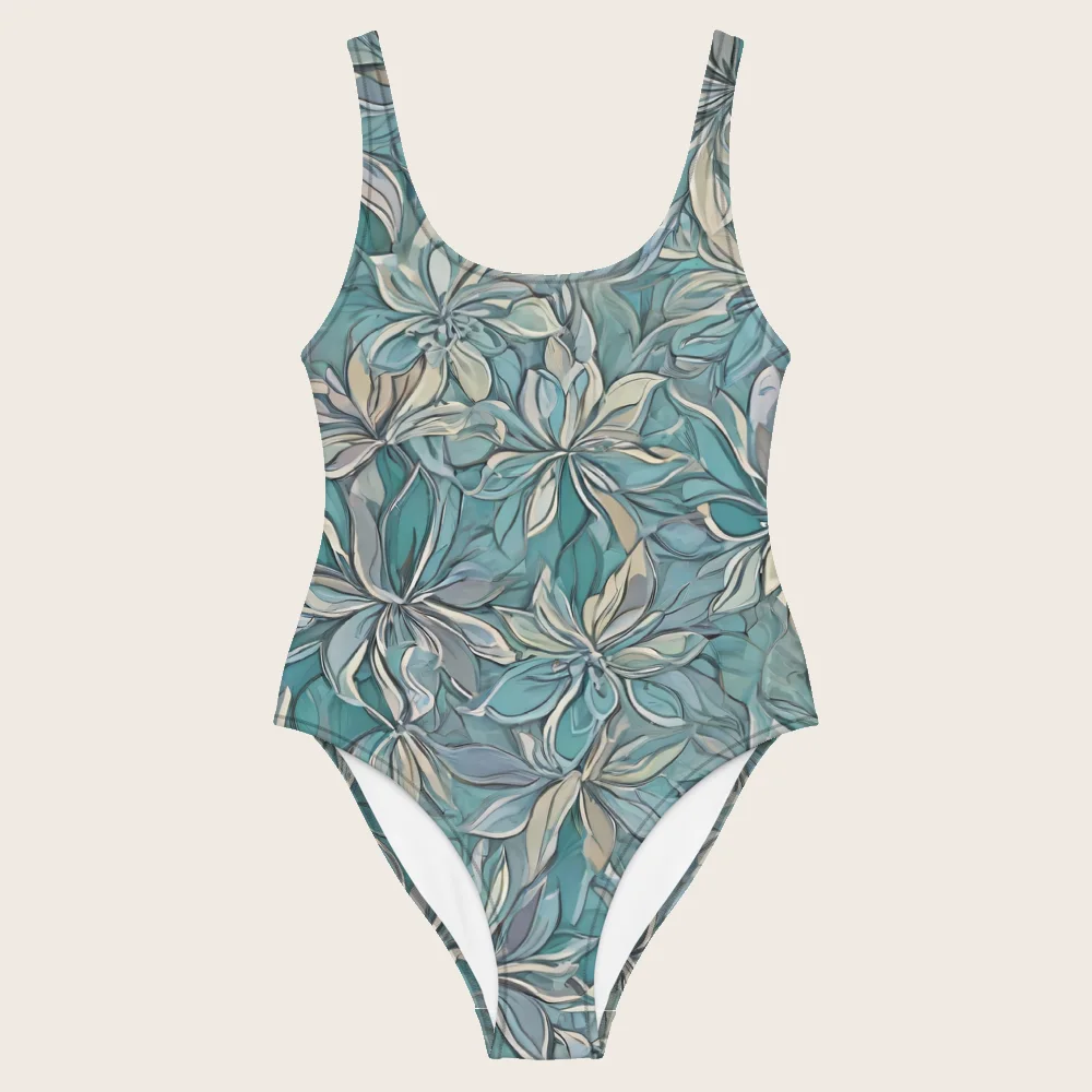 One-Piece Swimsuit on model