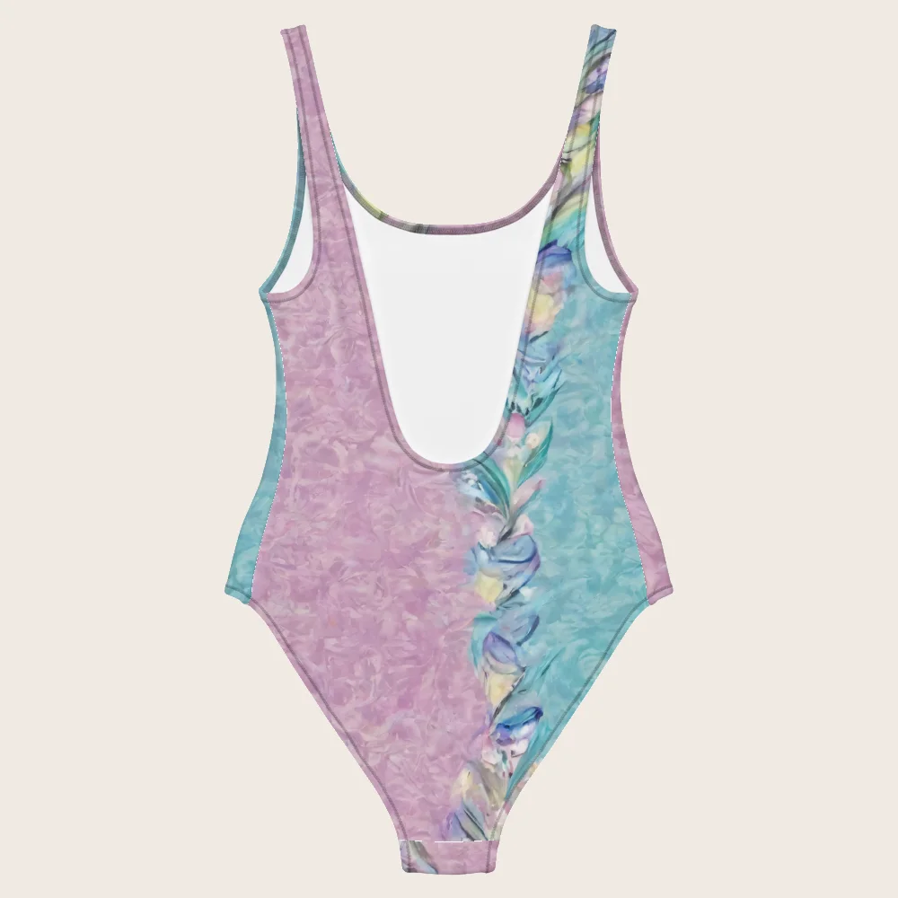 One-Piece Swimsuit on model