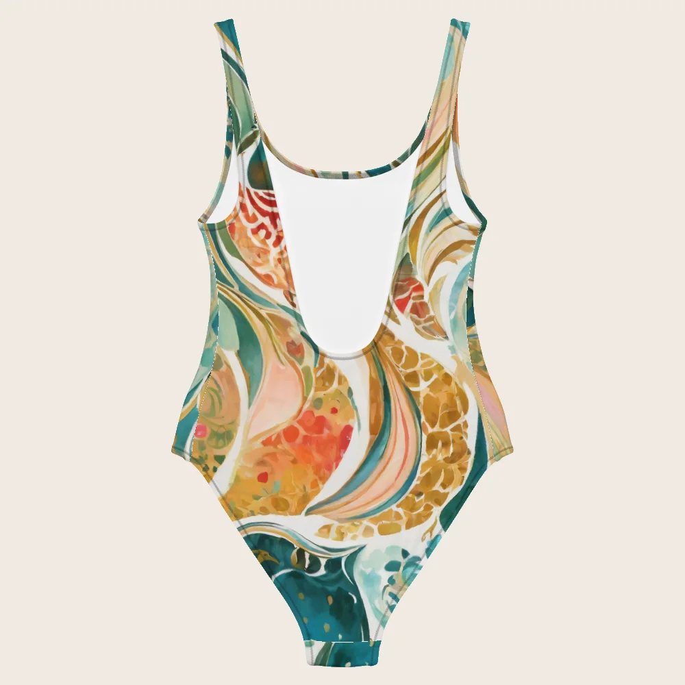 One-Piece Swimsuit on model