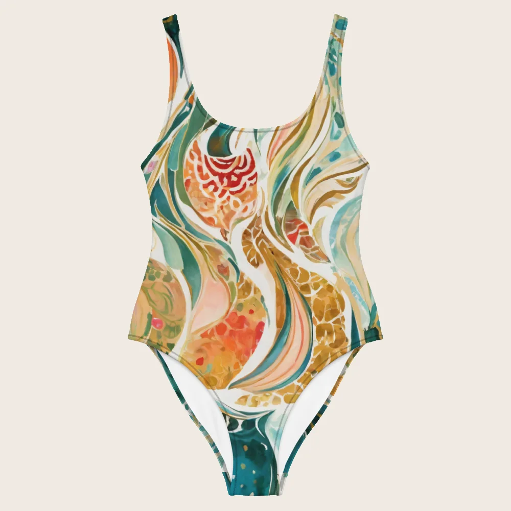 One-Piece Swimsuit on model