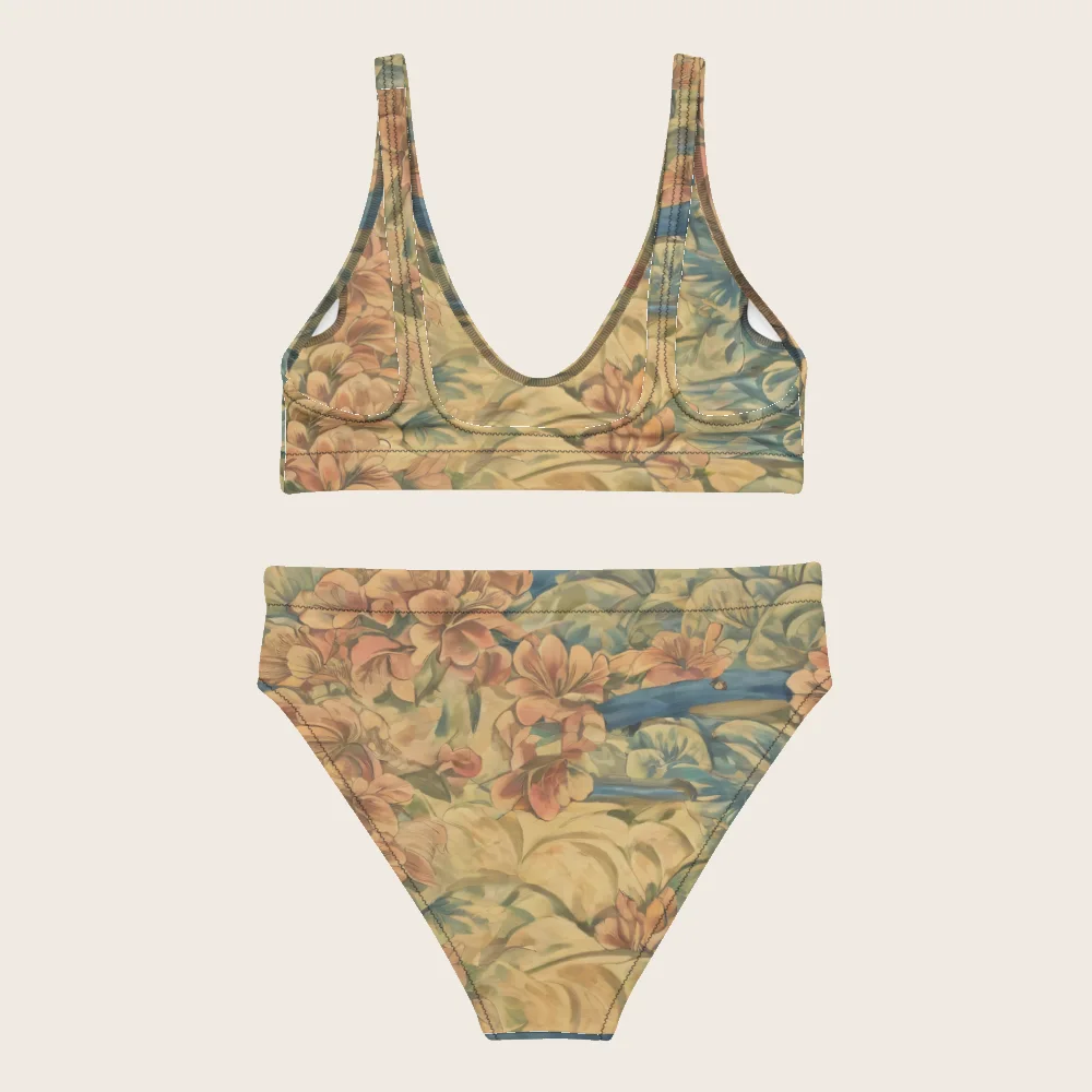 High-Waisted Bikini on model