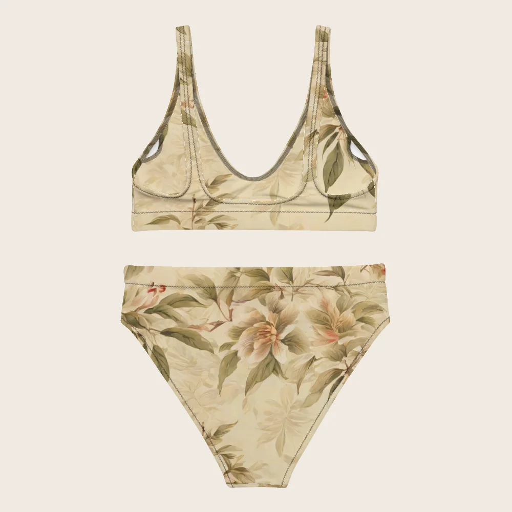 High-Waisted Bikini on model