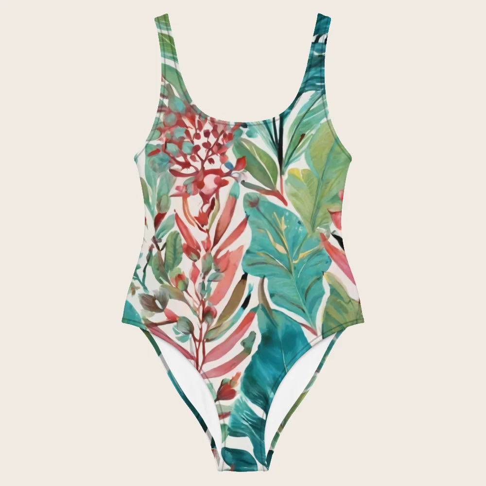 One-Piece Swimsuit on model