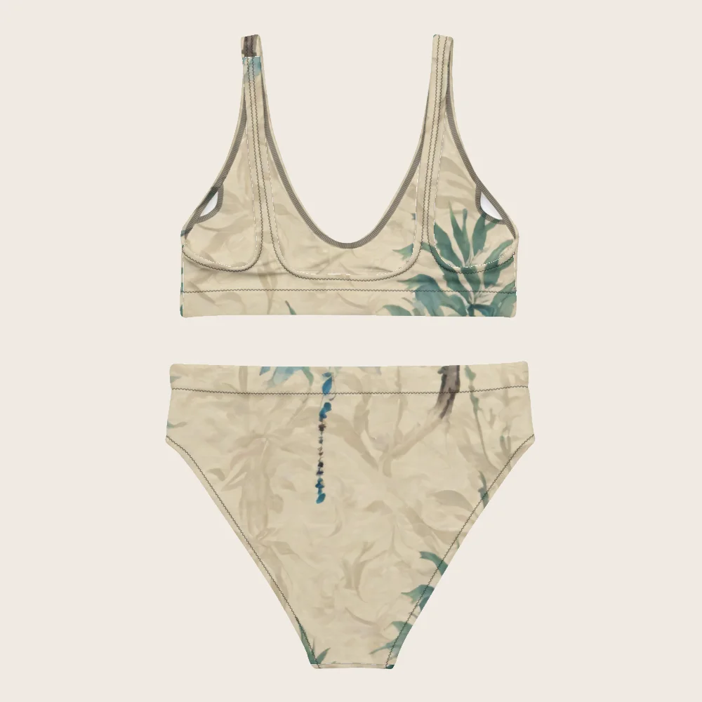 High-Waisted Bikini on model