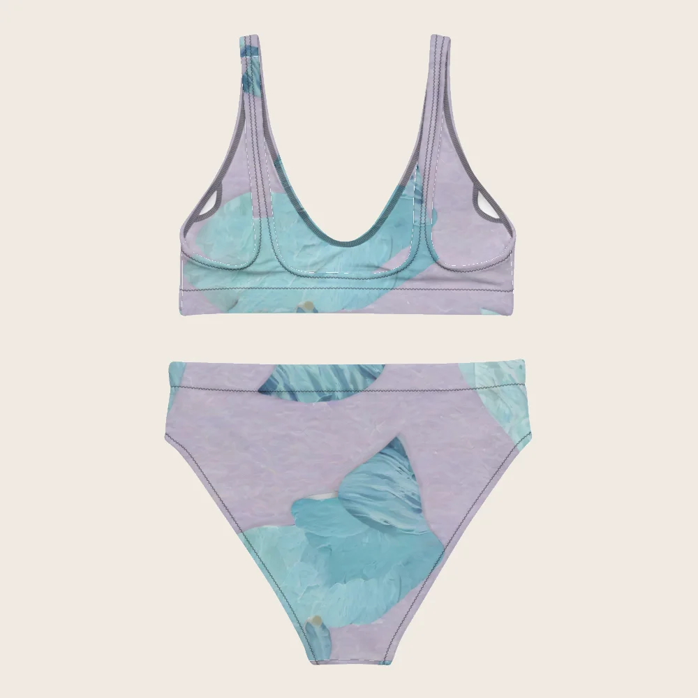 High-Waisted Bikini on model