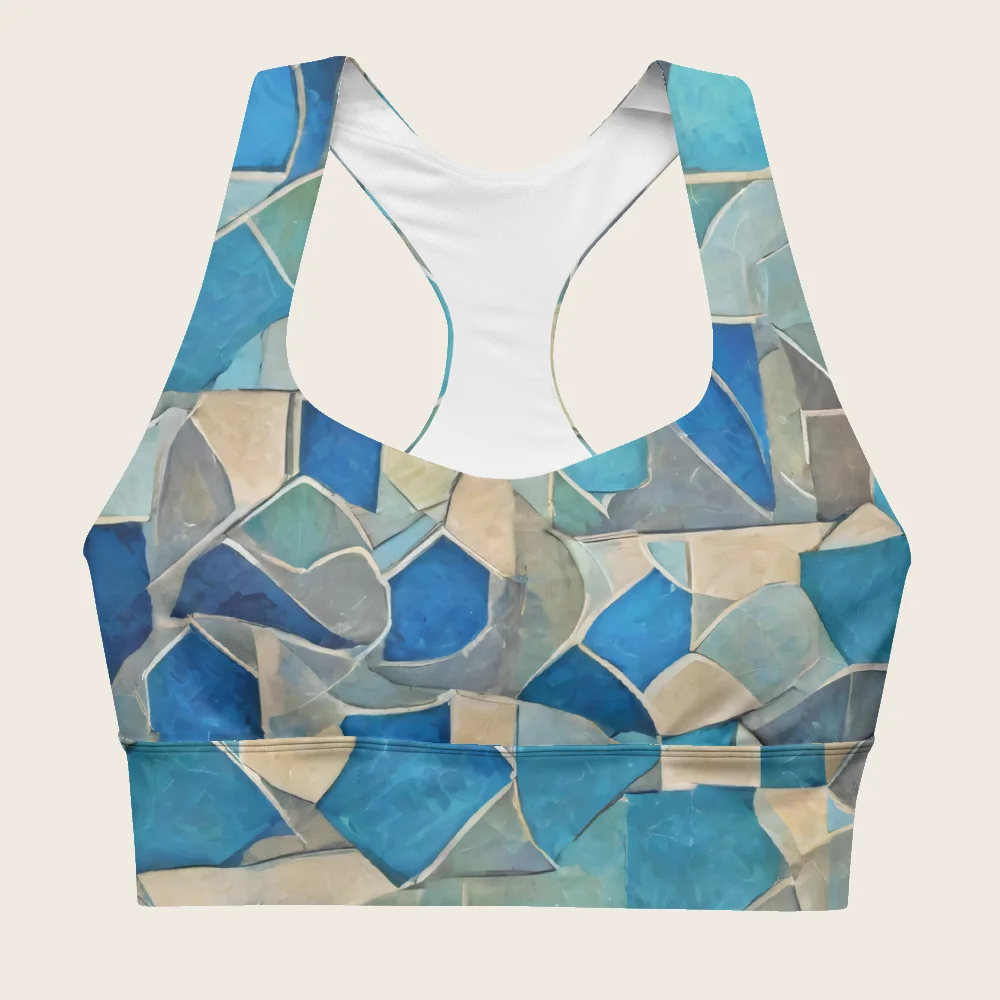 Longline Sports Bra on model