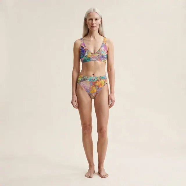 High-Waisted Bikini, one-of-one design 83B62253