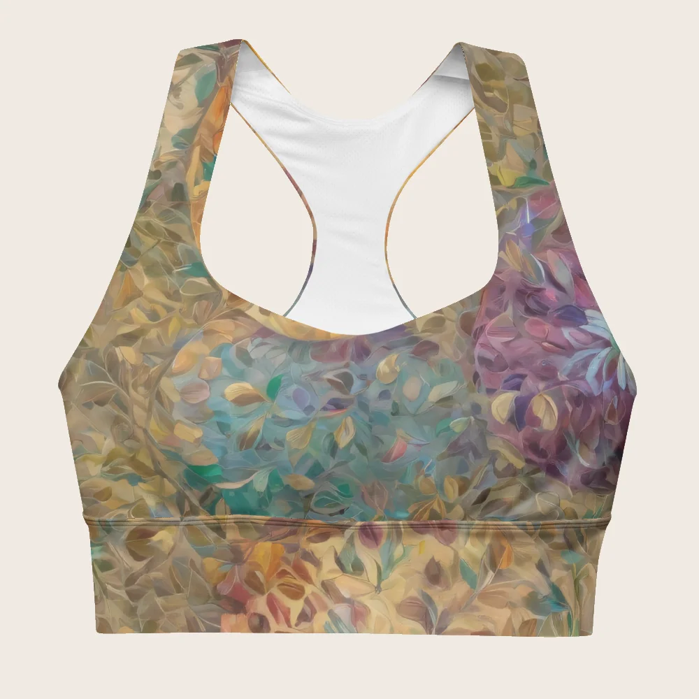 Longline Sports Bra on model