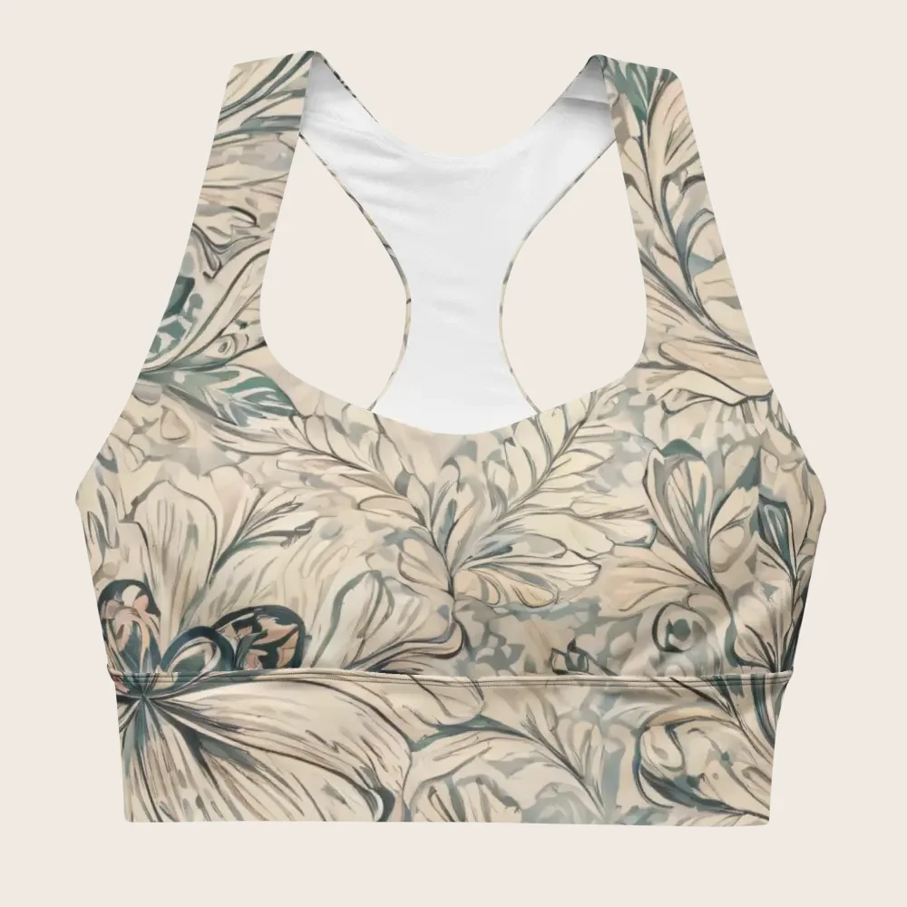 Longline Sports Bra on model