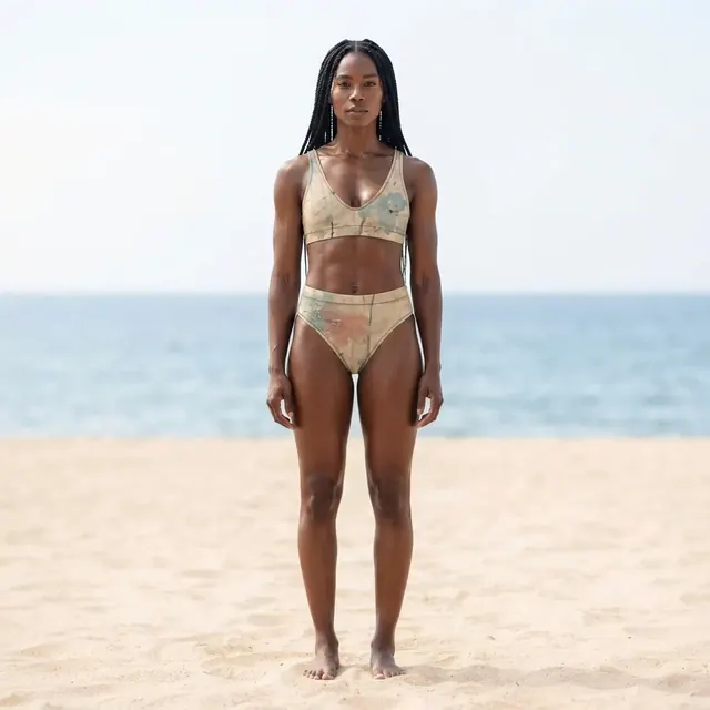 High-Waisted Bikini, one-of-one design 64E2191C