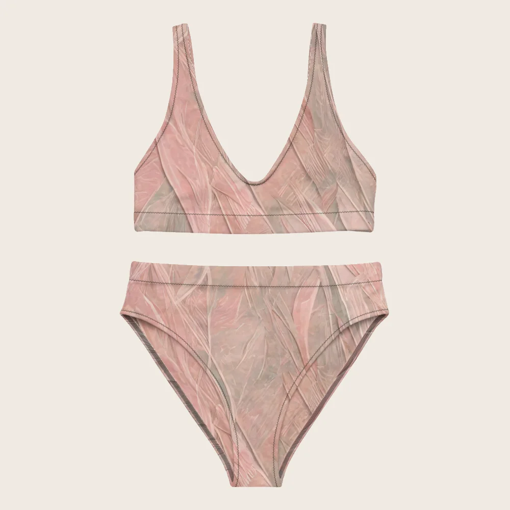 High-Waisted Bikini on model