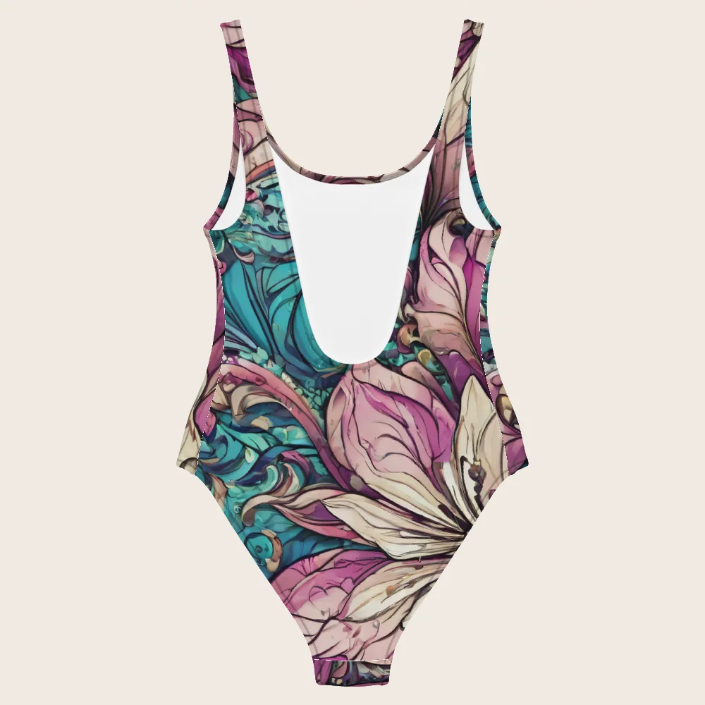 One-Piece Swimsuit on model