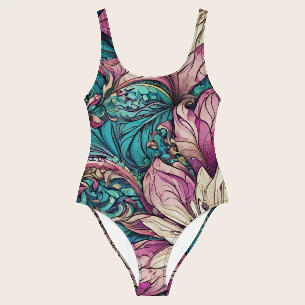 One-Piece Swimsuit on model