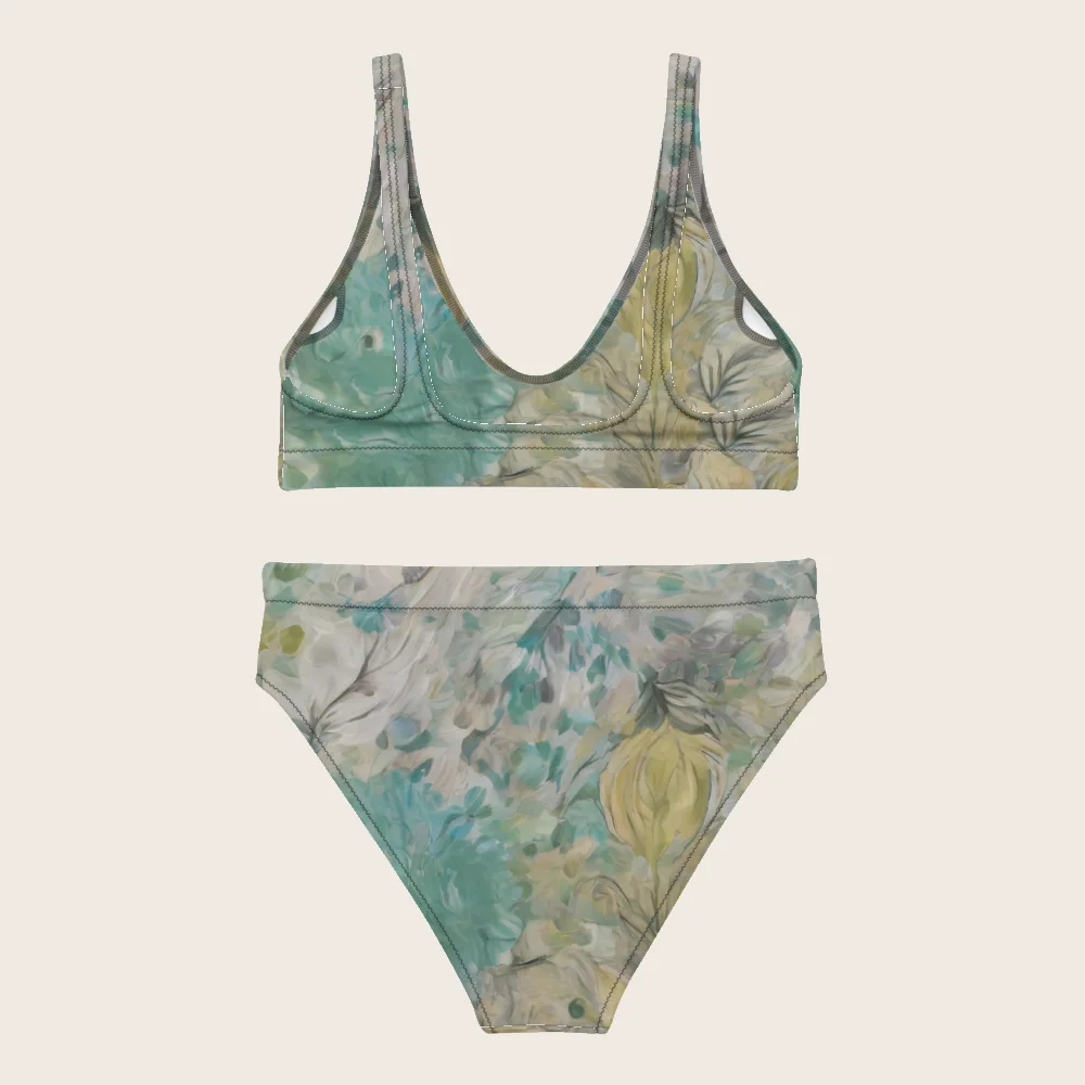 High-Waisted Bikini on model