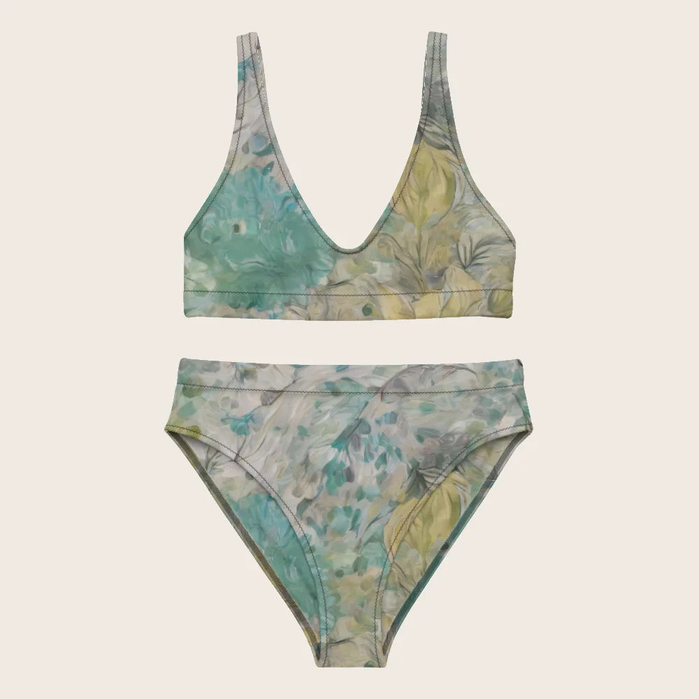 High-Waisted Bikini on model