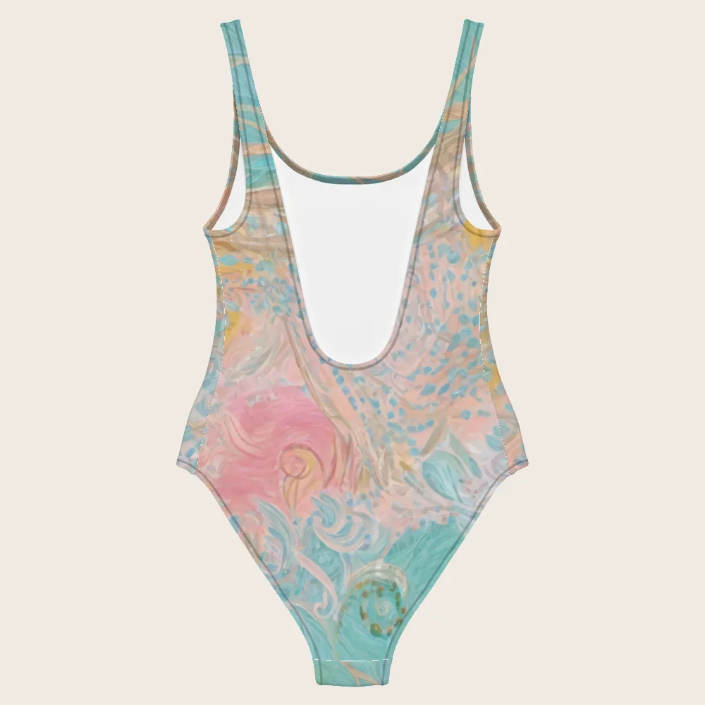 One-Piece Swimsuit on model