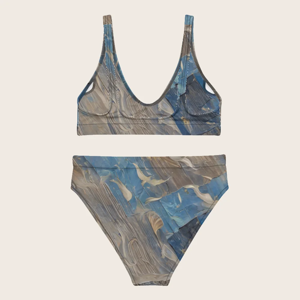 High-Waisted Bikini on model