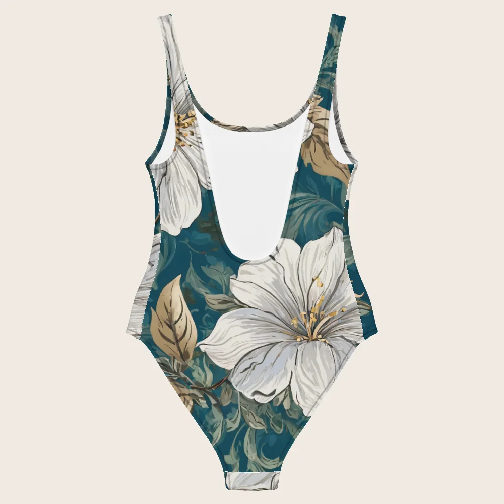 One-Piece Swimsuit on model