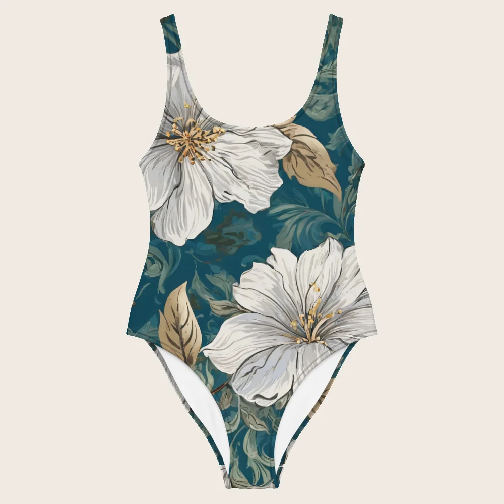 One-Piece Swimsuit on model
