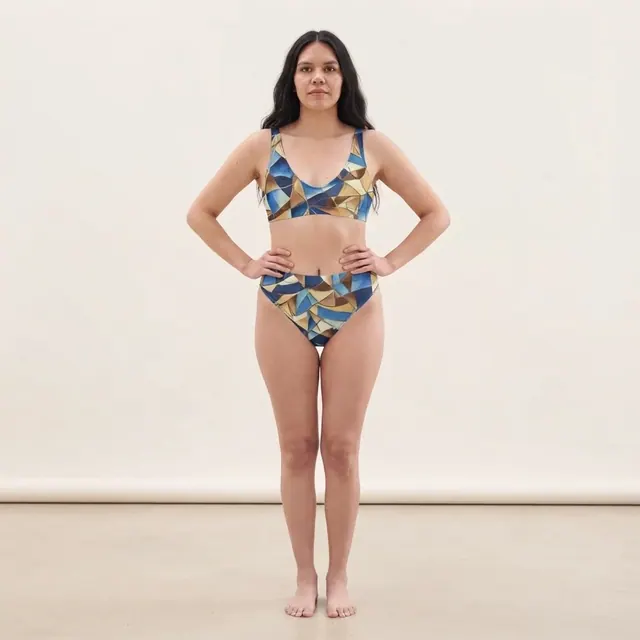 High-Waisted Bikini, one-of-one design 44FB163B