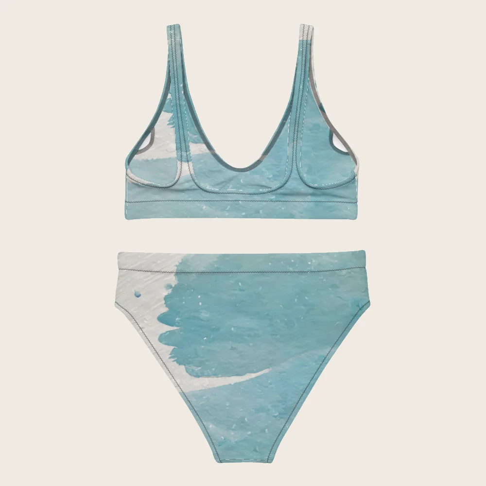 High-Waisted Bikini on model