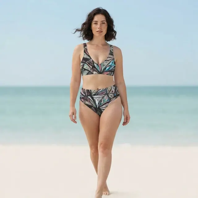 High-Waisted Bikini, one-of-one design E71C651E