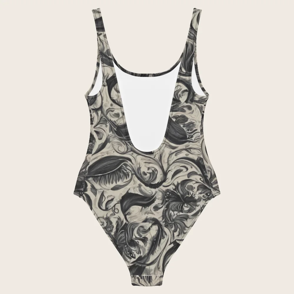 One-Piece Swimsuit on model
