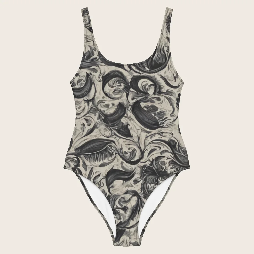 One-Piece Swimsuit on model