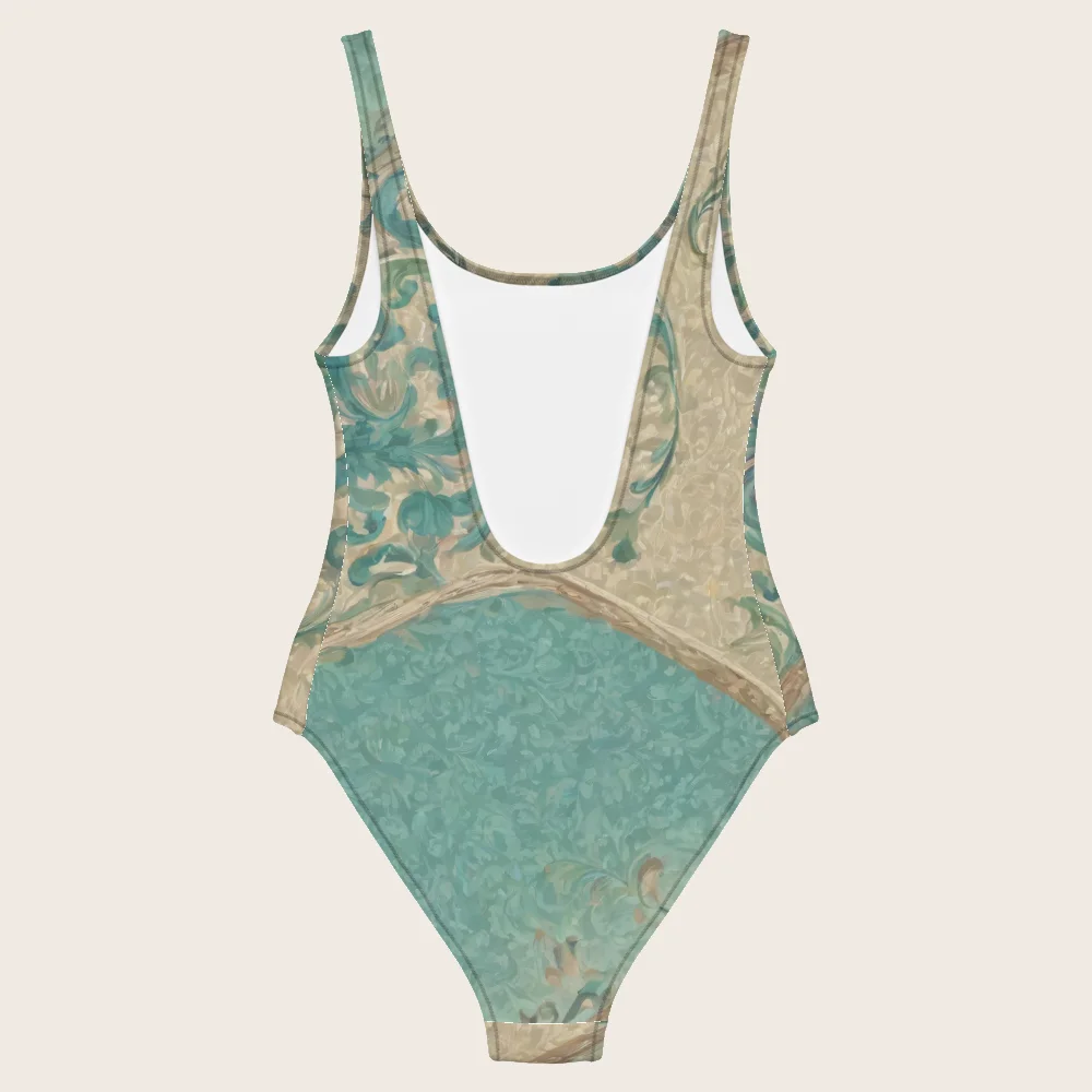 One-Piece Swimsuit on model