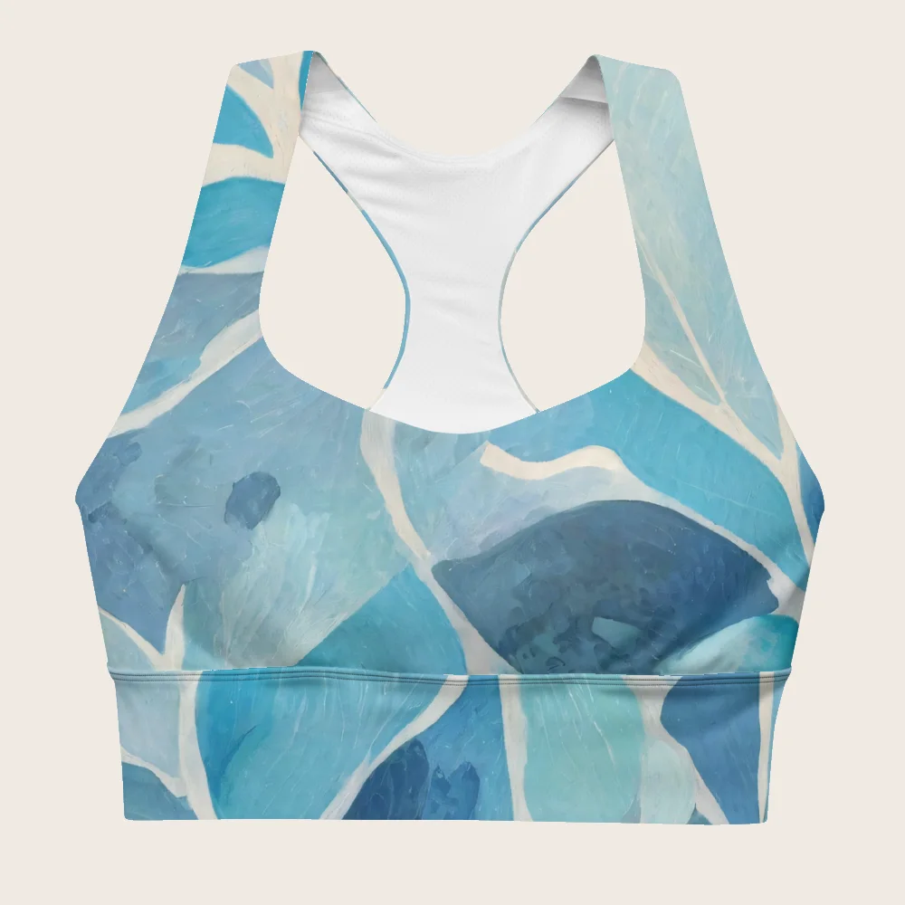 Longline Sports Bra on model