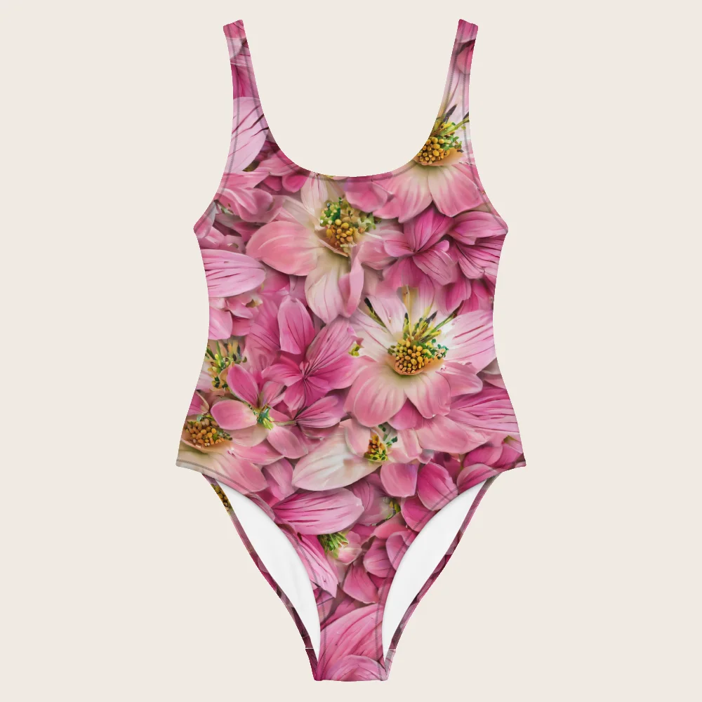 One-Piece Swimsuit on model