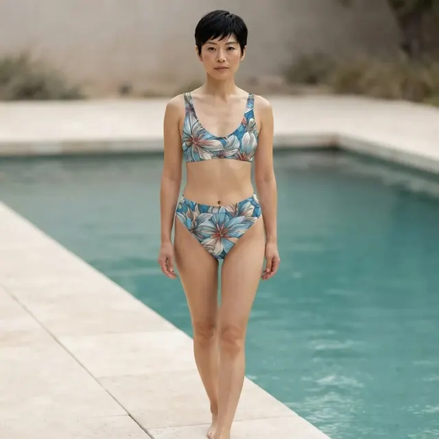 High-Waisted Bikini, one-of-one design F01E6C0D