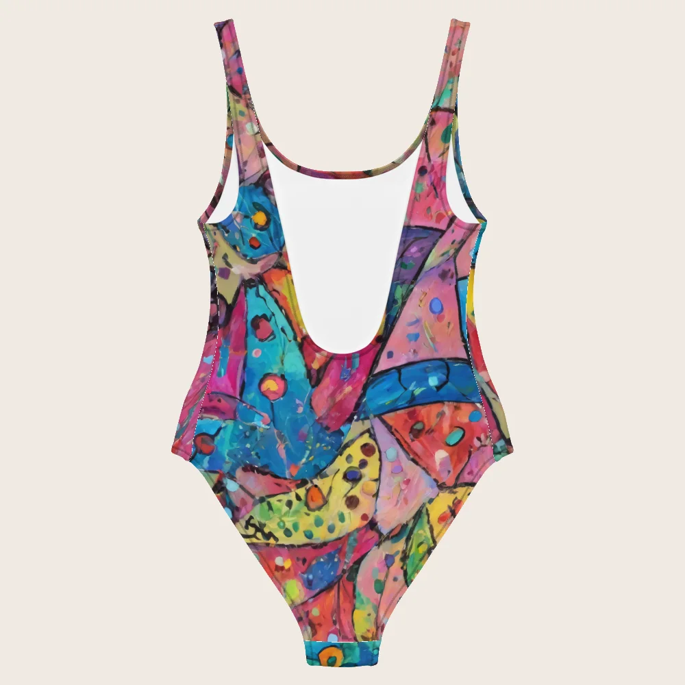 One-Piece Swimsuit on model