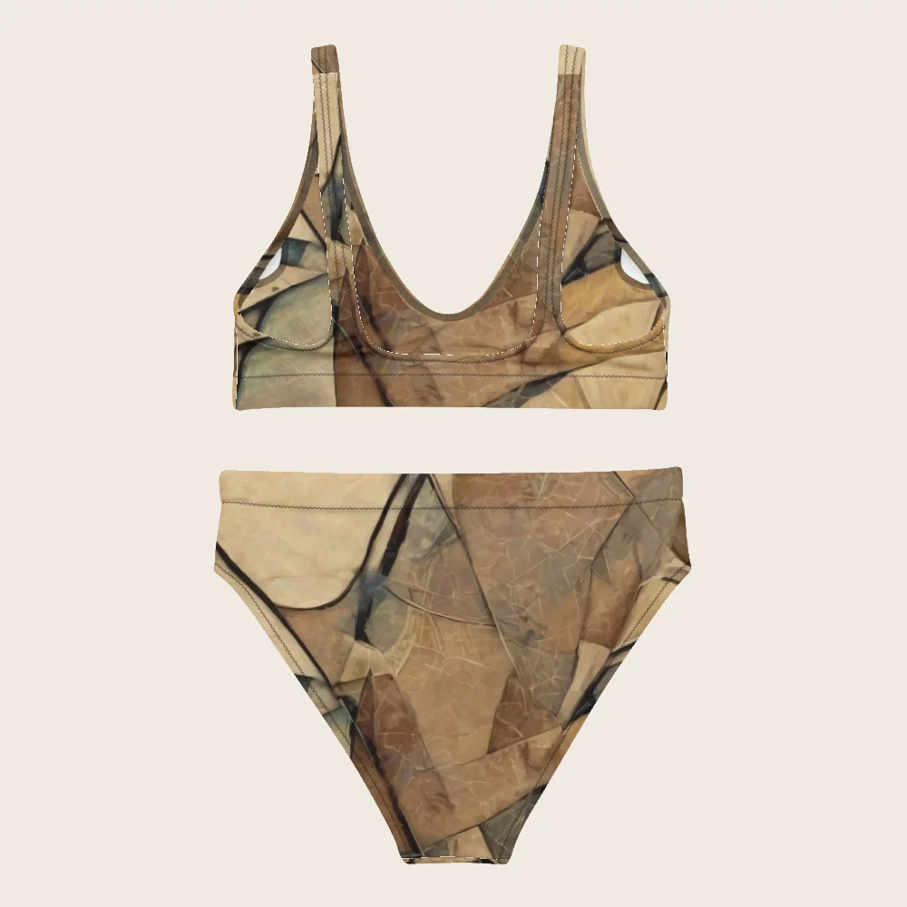 High-Waisted Bikini on model