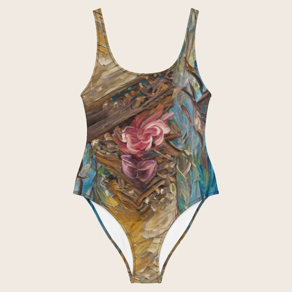 One-Piece Swimsuit on model
