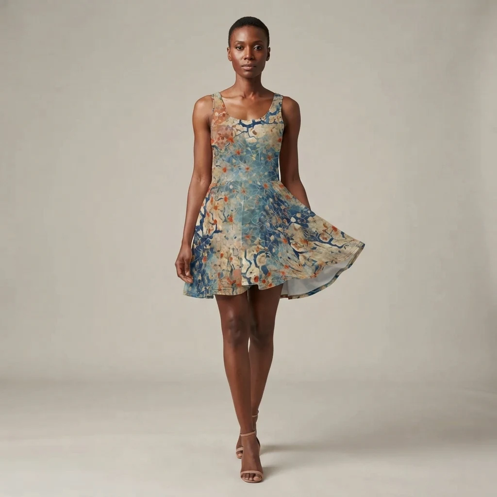 Skater Dress on model