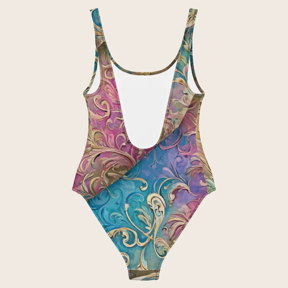 One-Piece Swimsuit on model