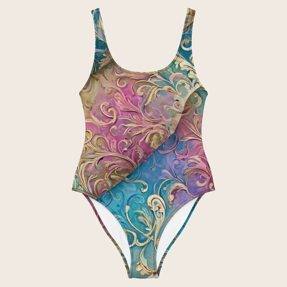 One-Piece Swimsuit on model