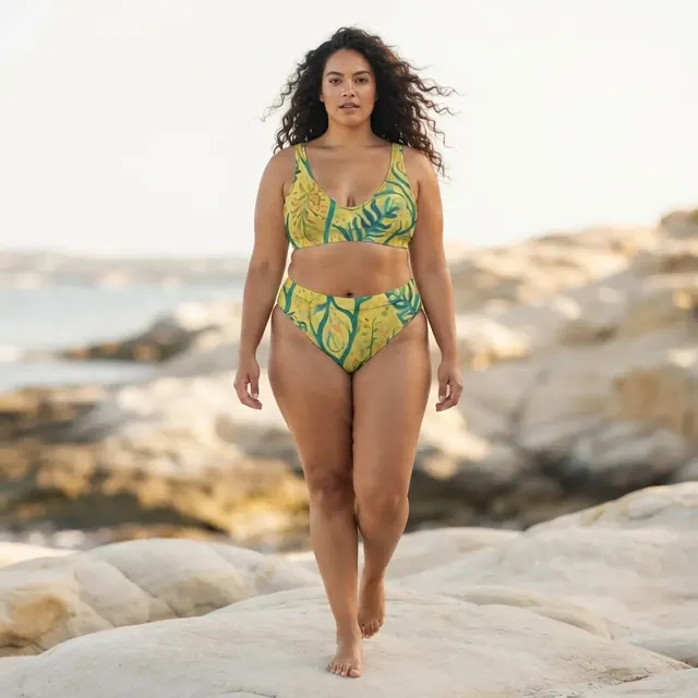 High-Waisted Bikini, one-of-one design D09604D4