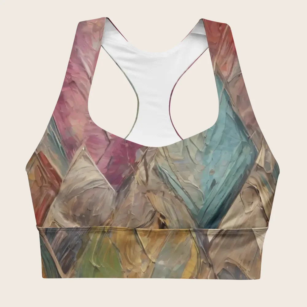 Longline Sports Bra on model