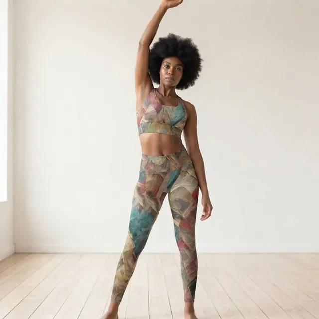 Longline Sports Bra, one-of-one design A7FCBA29