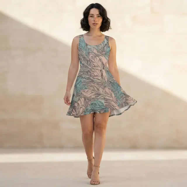 Skater Dress, one-of-one design E1BE1077