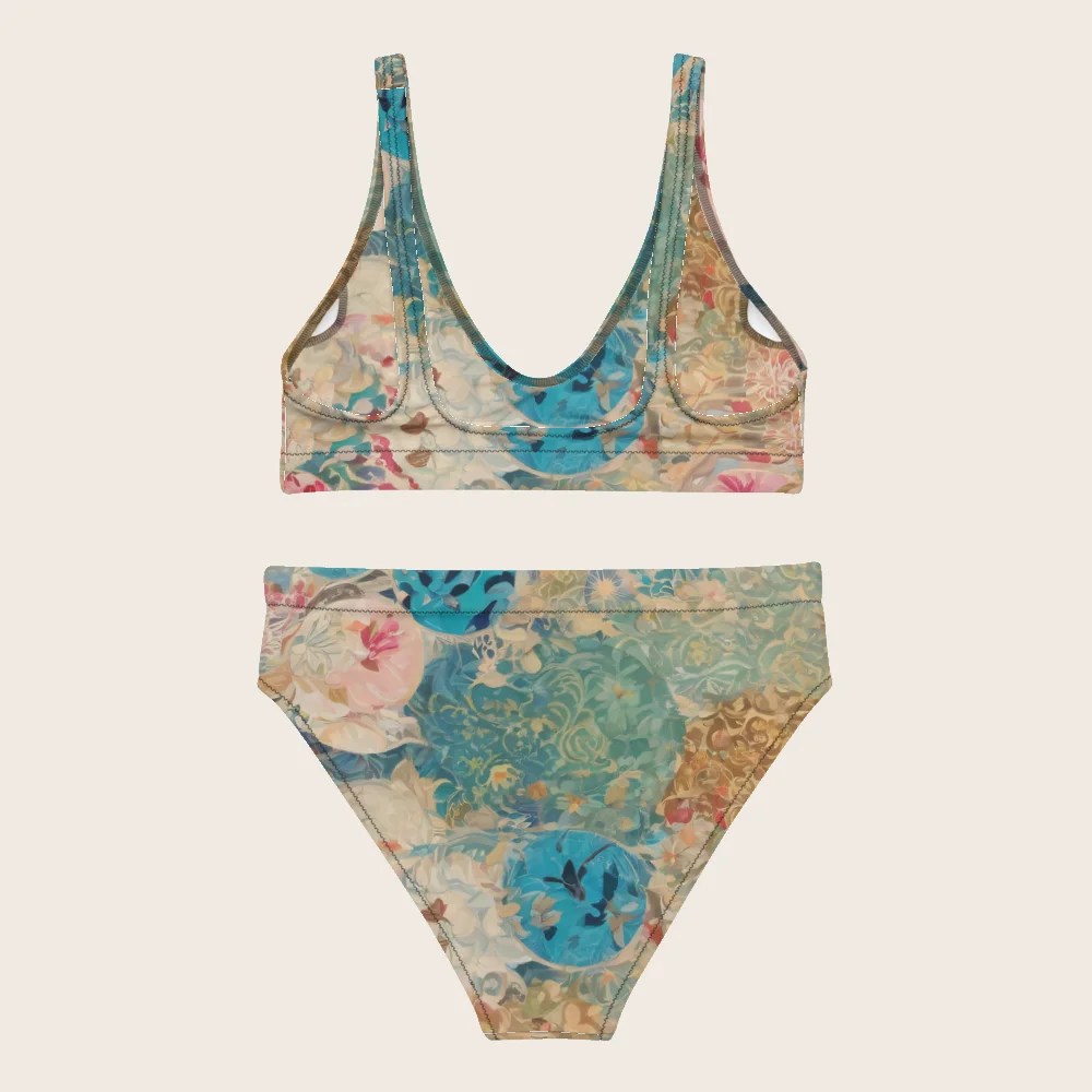 High-Waisted Bikini on model