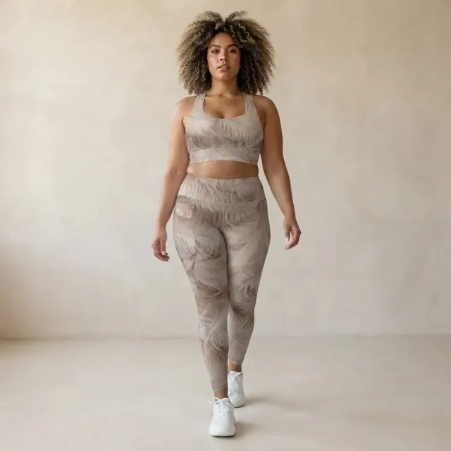 Longline Sports Bra, one-of-one design C6AB0F01
