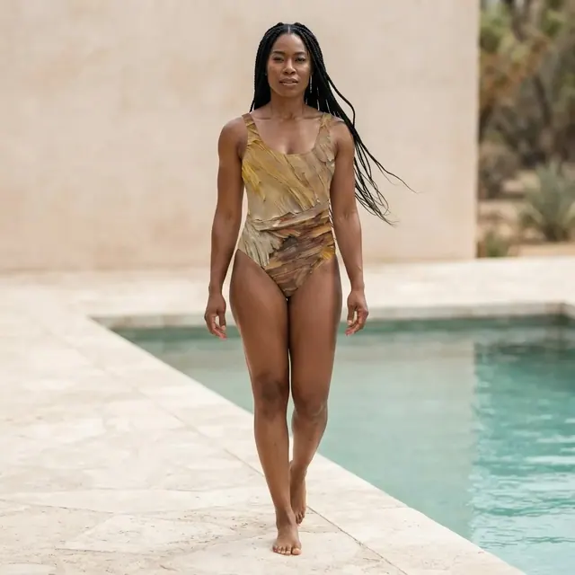 One-Piece Swimsuit, one-of-one design C64748F1
