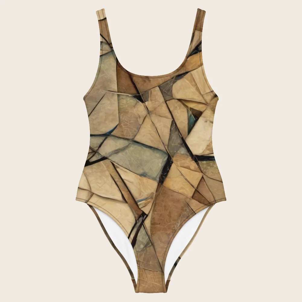 One-Piece Swimsuit on model