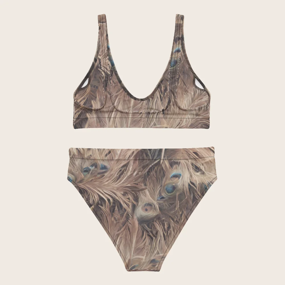 High-Waisted Bikini on model