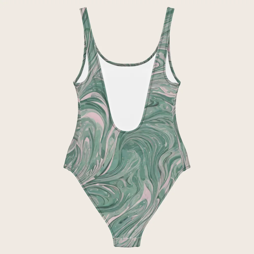 One-Piece Swimsuit on model