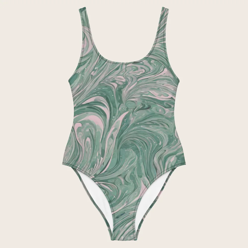 One-Piece Swimsuit on model